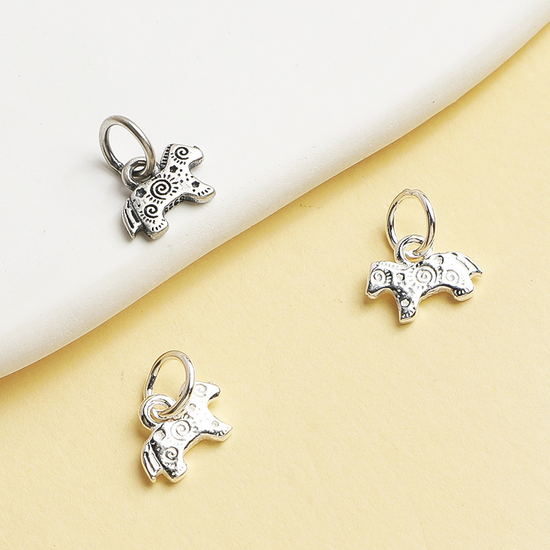 925 Sterling Silver Cute Charms Jewelry Pendant Accessory