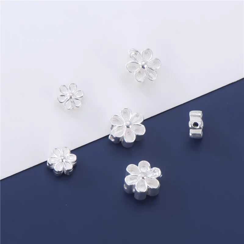 925 Sterling Silver Cute Spacer Beads for Jewelry Making