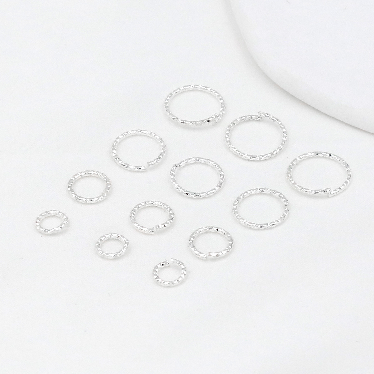 14k Gold Plated Twist Closing Ring Open Ring Accessory 10pcs