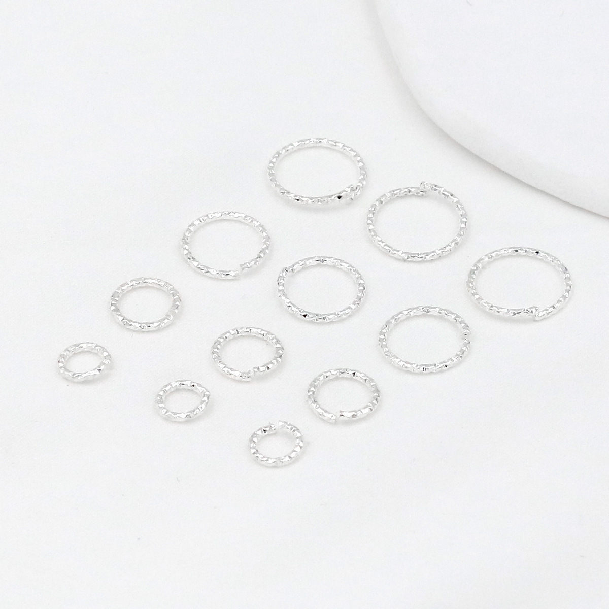 14k Gold Plated Twist Closing Ring Open Ring Accessory 10pcs