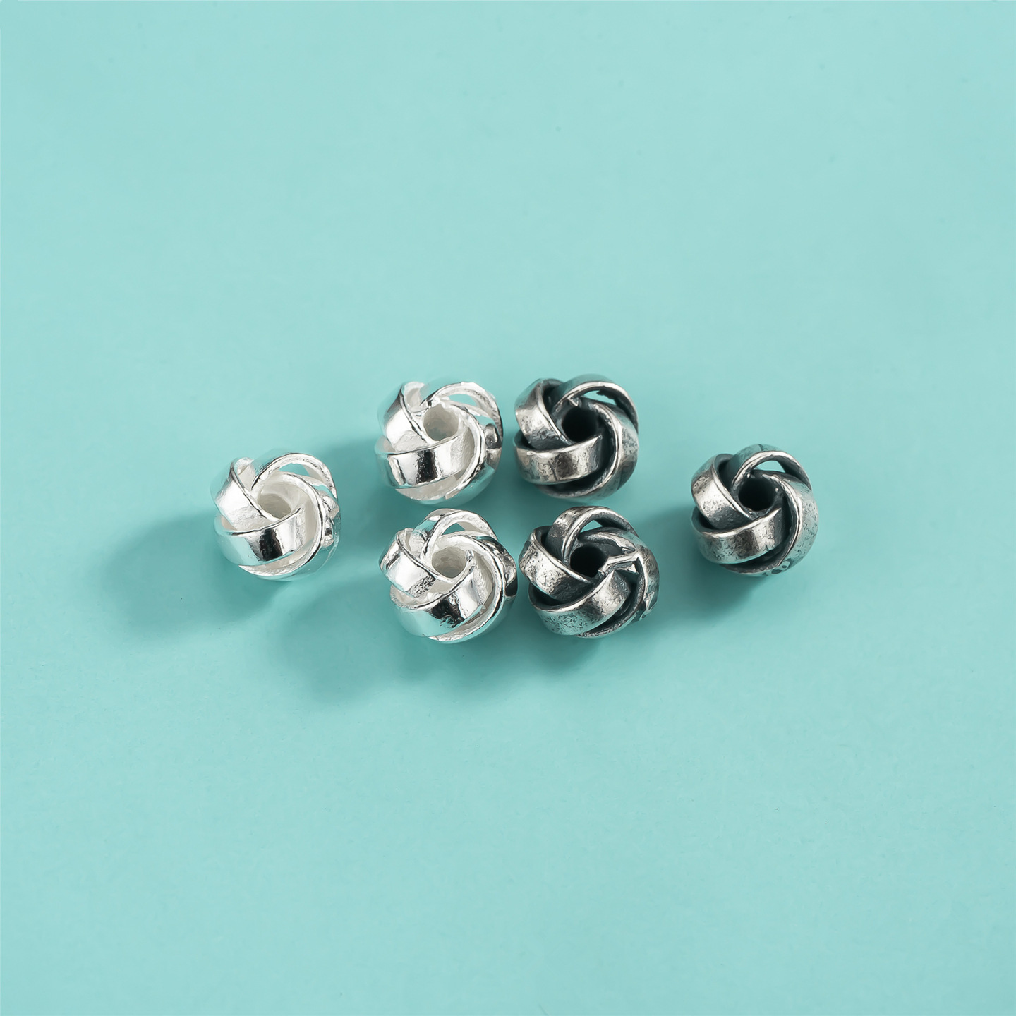 925 Sterling Silver Cute Spacer Beads for Jewelry Making