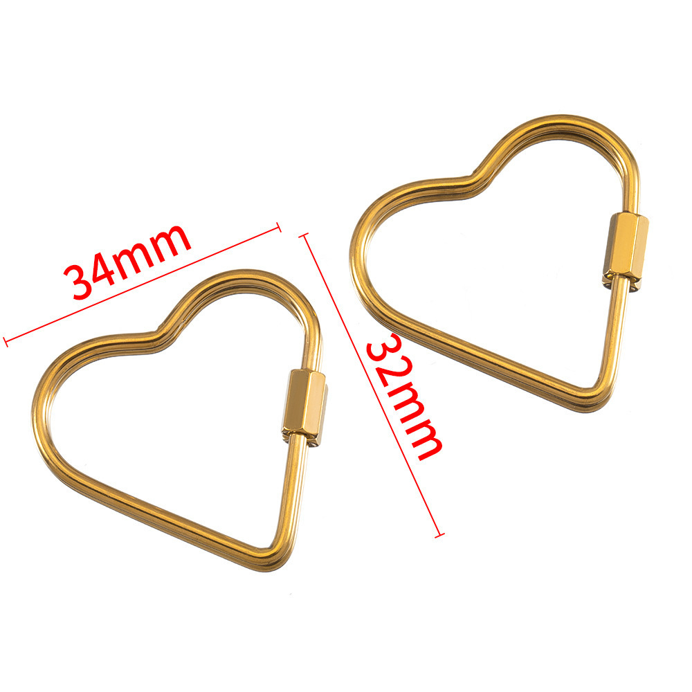 Gold Plated Stainless Steel Retractable Clasp Screw Clasp Multiple Shape DIY Jewellry Making Finding