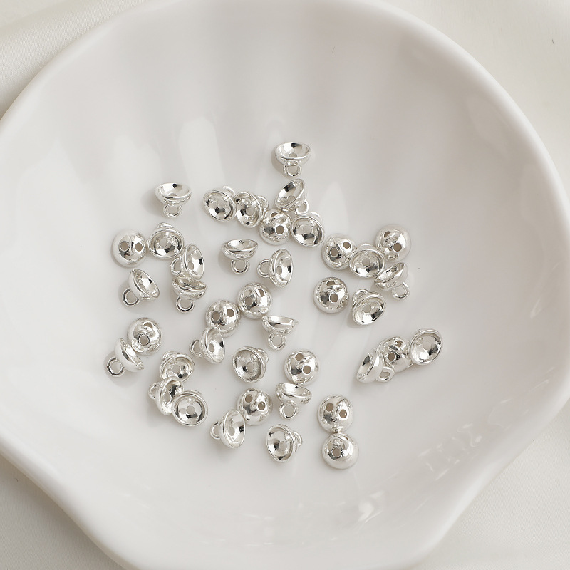 Bead Cap with Hanging Ring Beading End Accessory for Jewelry Making