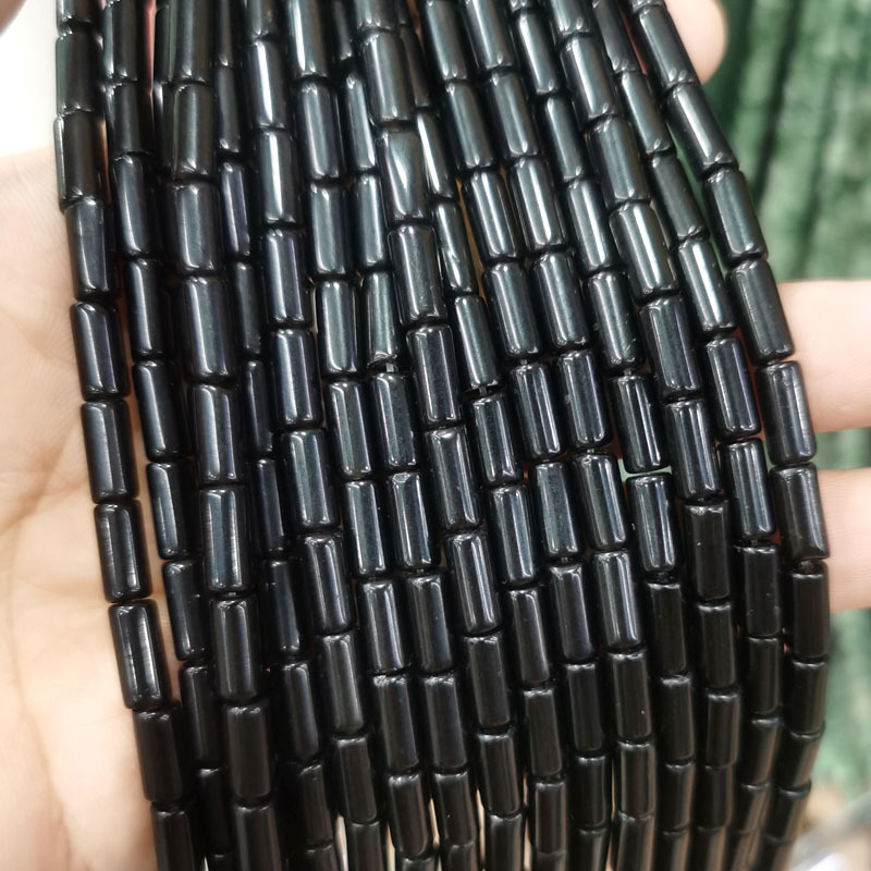 Natural Gemstone 4*9mm Cylindrical Beads Strand