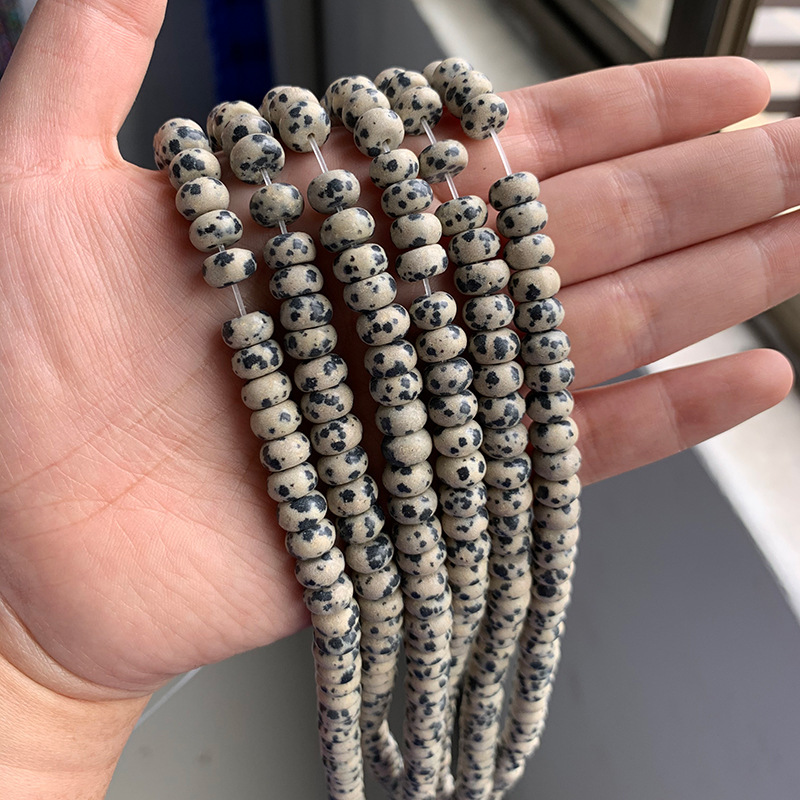 Natural Gemstone 5*8mm Wheel Beads Strand