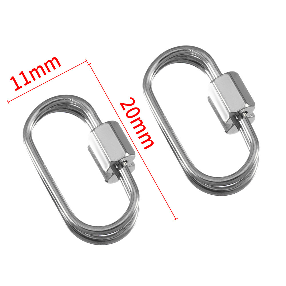 Gold Plated Stainless Steel Retractable Clasp Screw Clasp Multiple Shape DIY Jewellry Making Finding