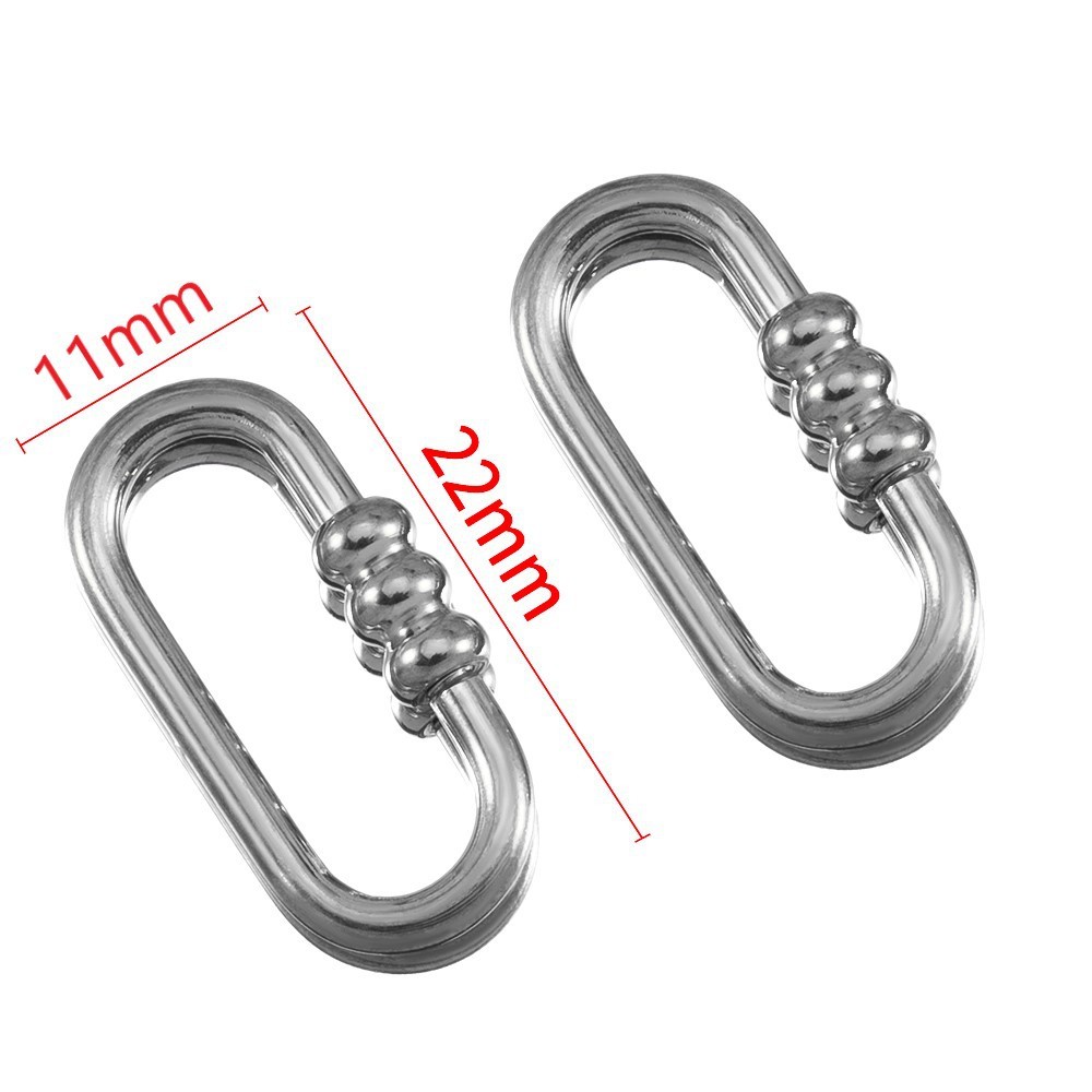 Gold Plated Stainless Steel Retractable Clasp Screw Clasp Multiple Shape DIY Jewellry Making Finding