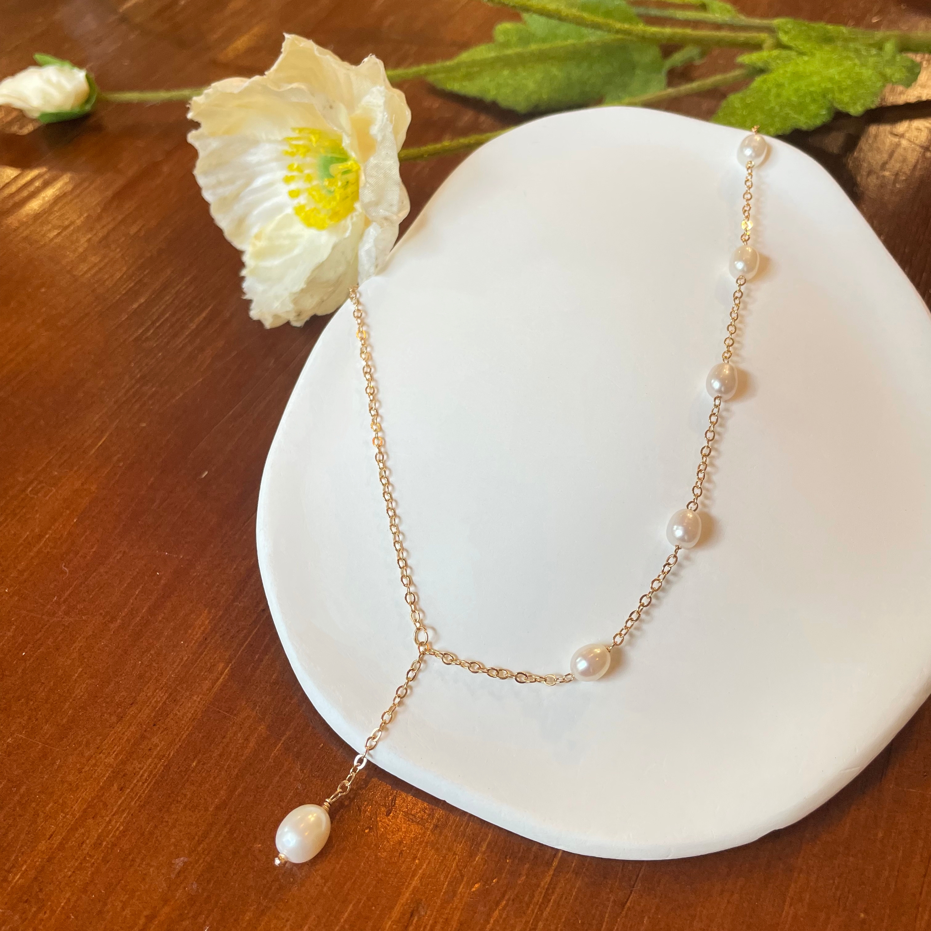 Y-Lariat Freshwater Pearls Necklace