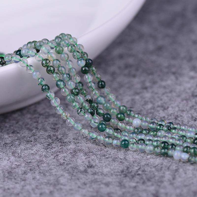 Natural Gemstone 4-12mm Round Beads Strand