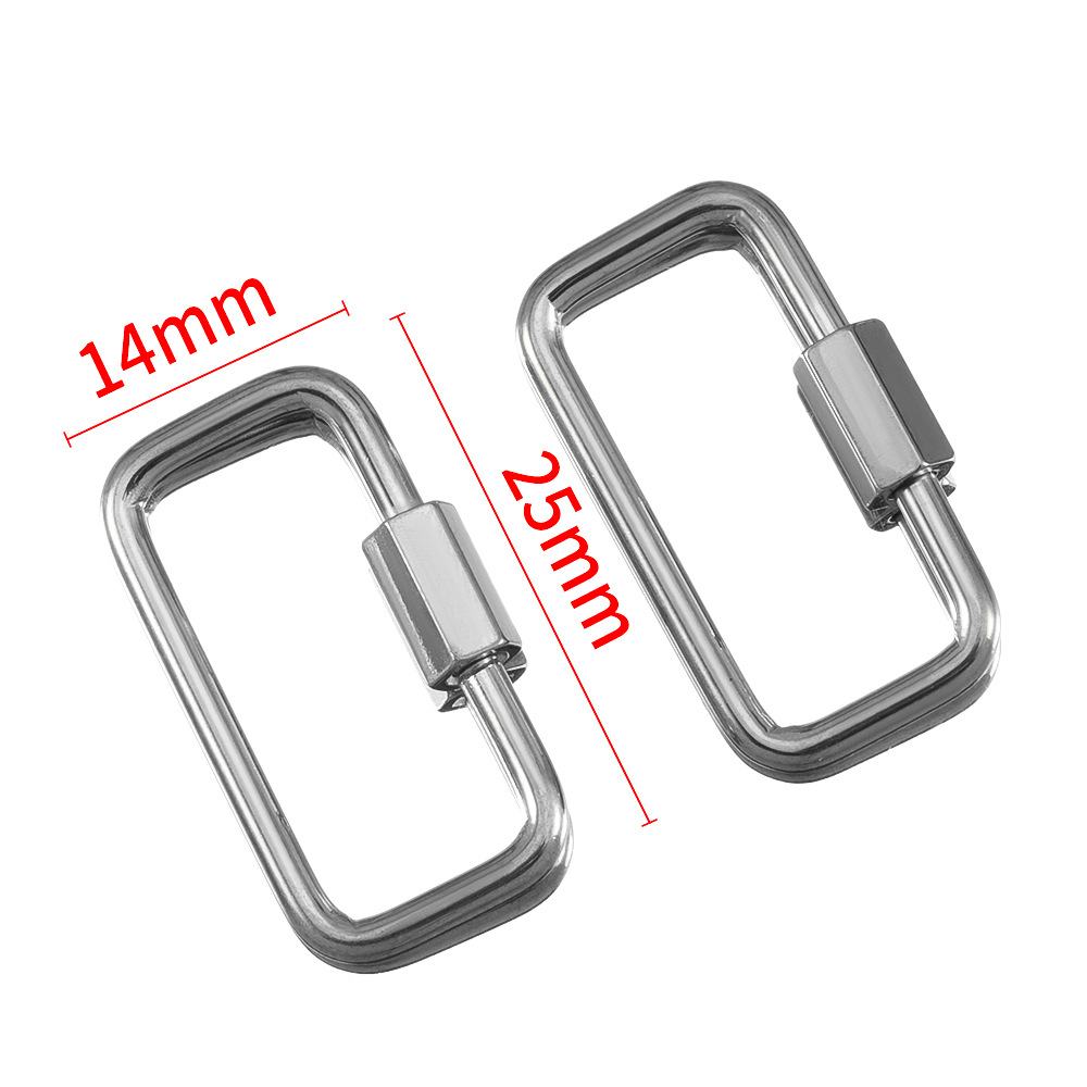 Gold Plated Stainless Steel Retractable Clasp Screw Clasp Multiple Shape DIY Jewellry Making Finding