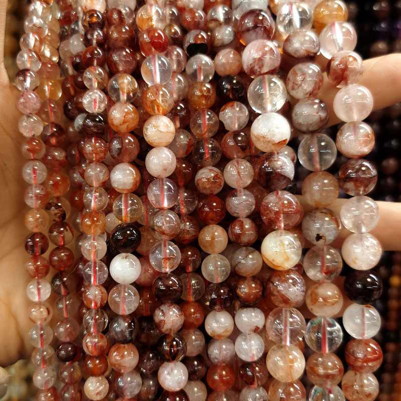 Natural Gemstone 4-12mm Round Beads Strand