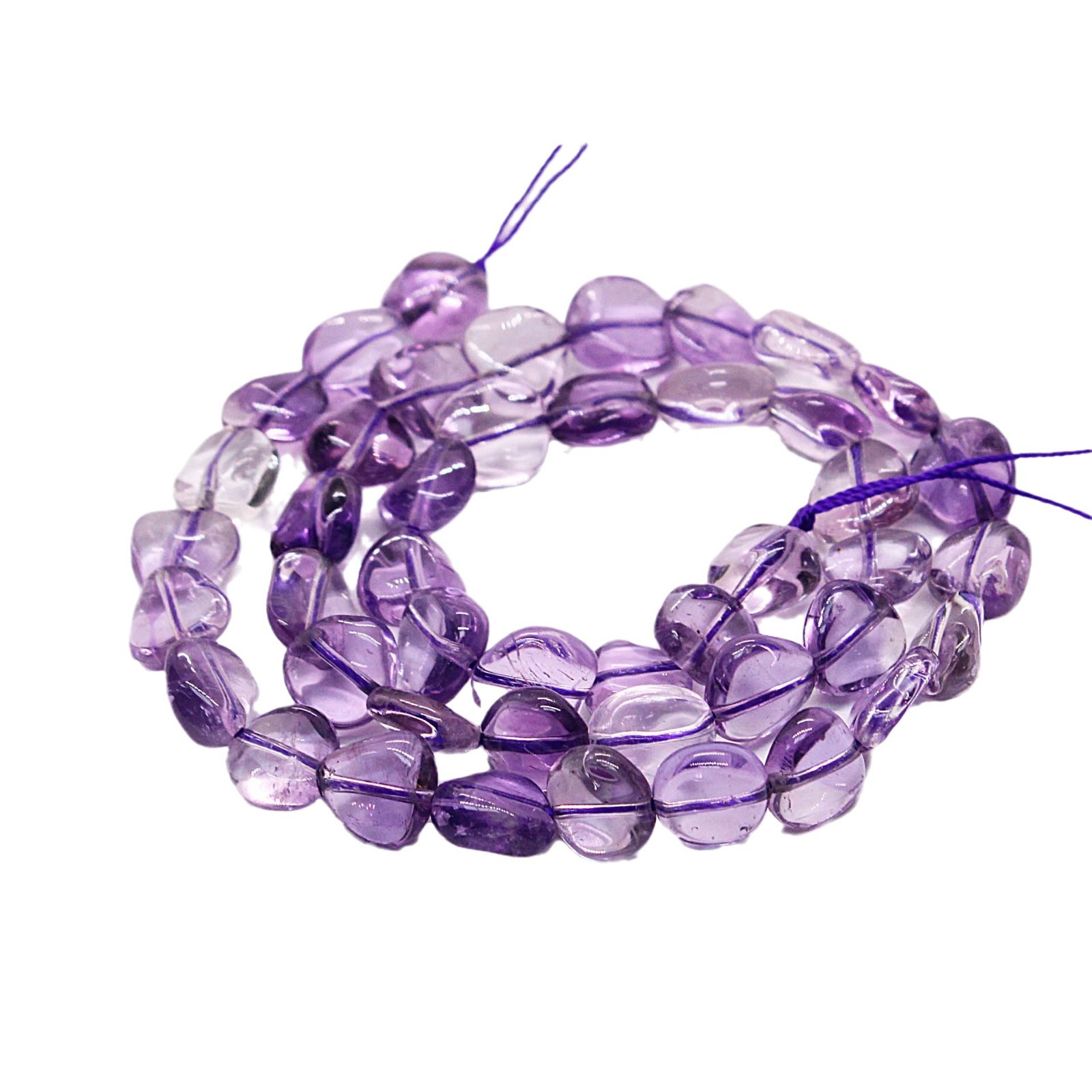 Gemstone Irregular Polished Raw Stone Beads Strand 6-8mm-likayjewel