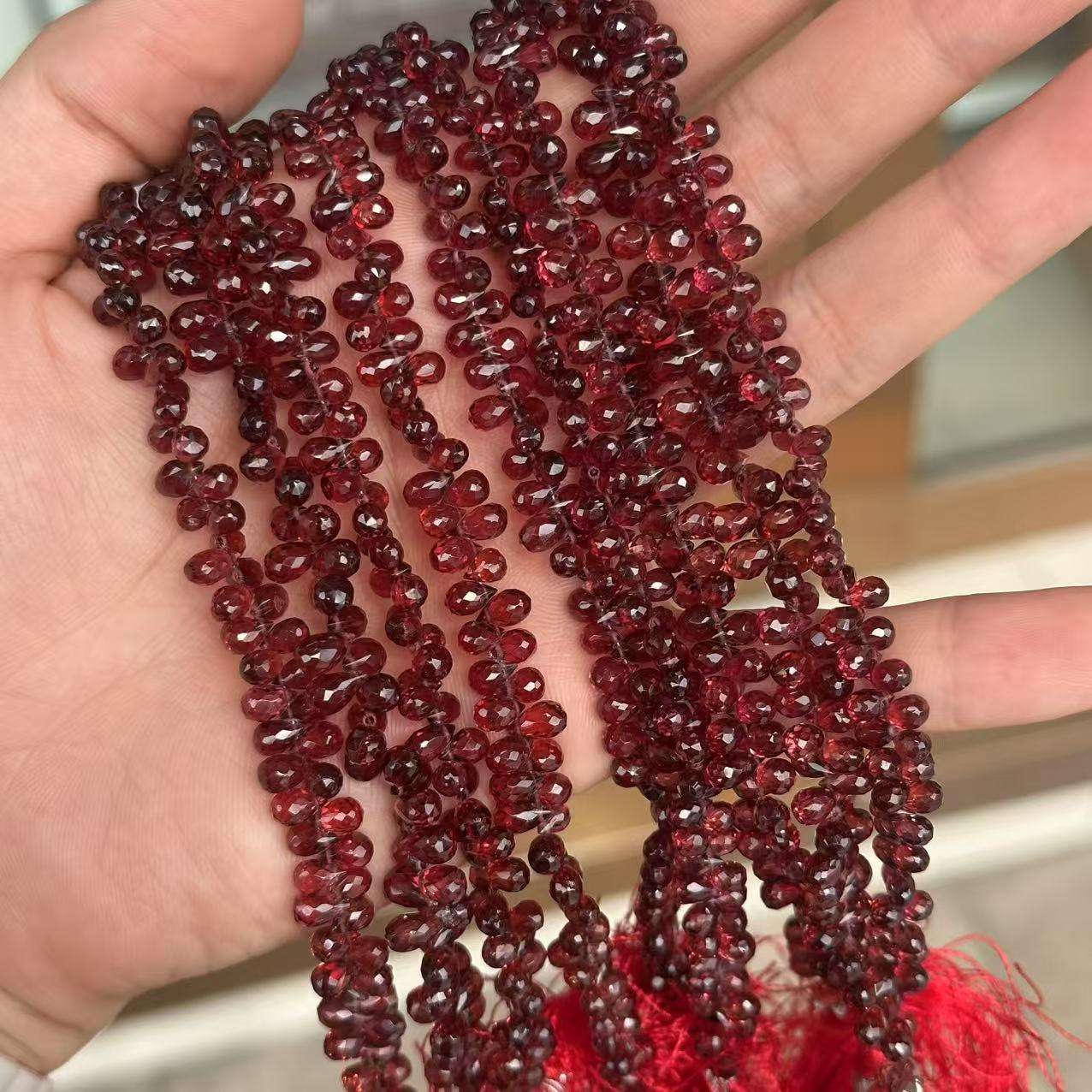 Multi High Quality Natural Gemstone Teardrop Beads 10 PCS for Jewelry