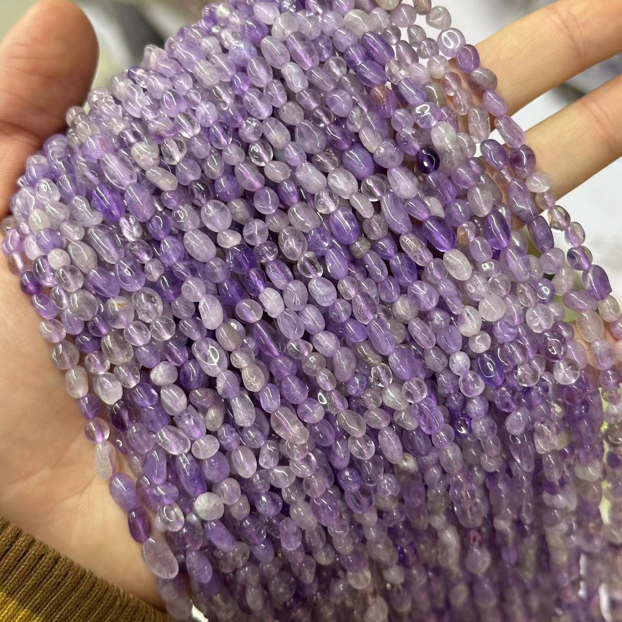 Gemstone Irregular Polished Raw Stone Beads Strand Multiple kind