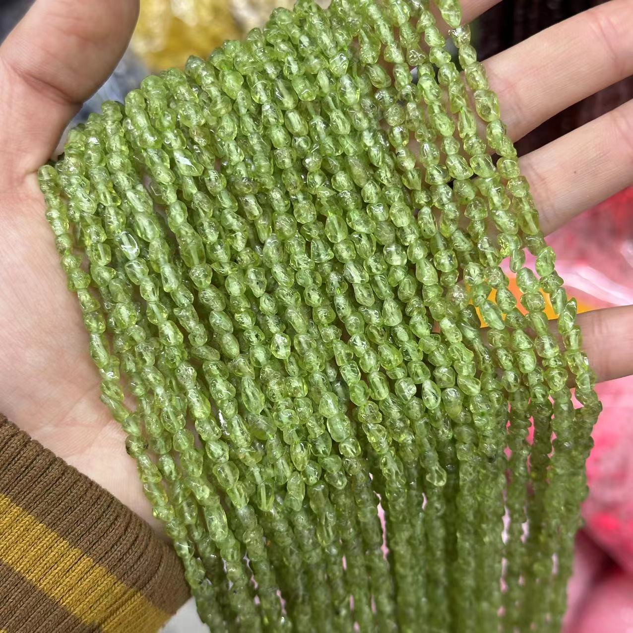 Gemstone Irregular Polished Raw Stone Beads Strand Multiple kind