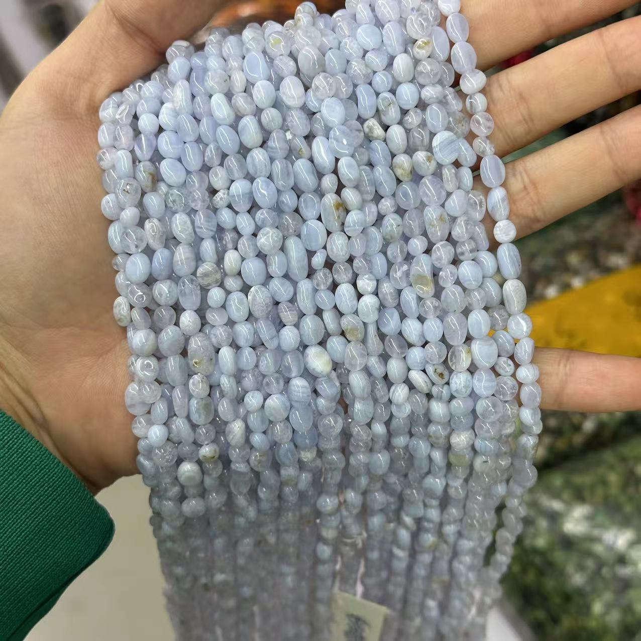 Gemstone Irregular Polished Raw Stone Beads Strand Multiple kind