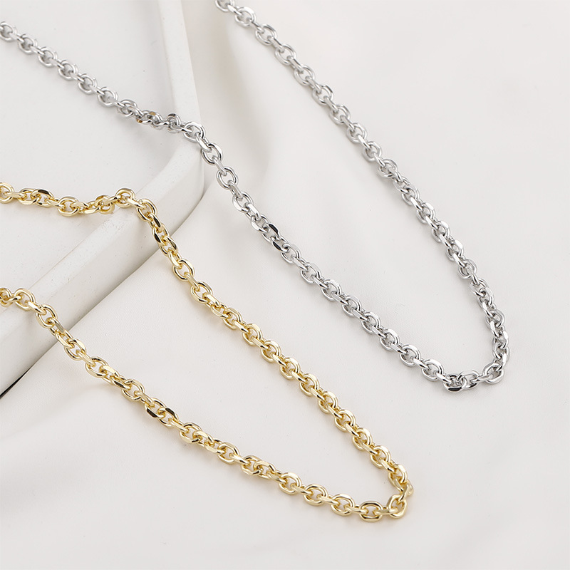 Gold Plated Decor Thick Chain for Jewelry DIY 50cm