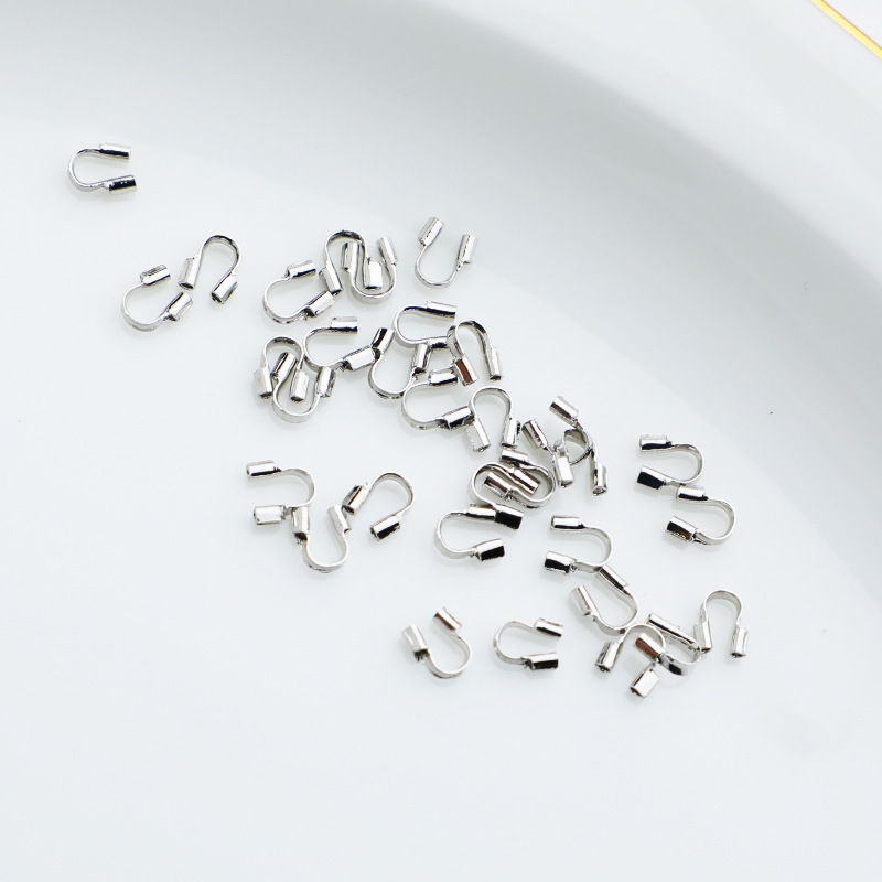 Gold Plated Copper U Shape Wire Protectors Wire Guard Guardian 50PCS M