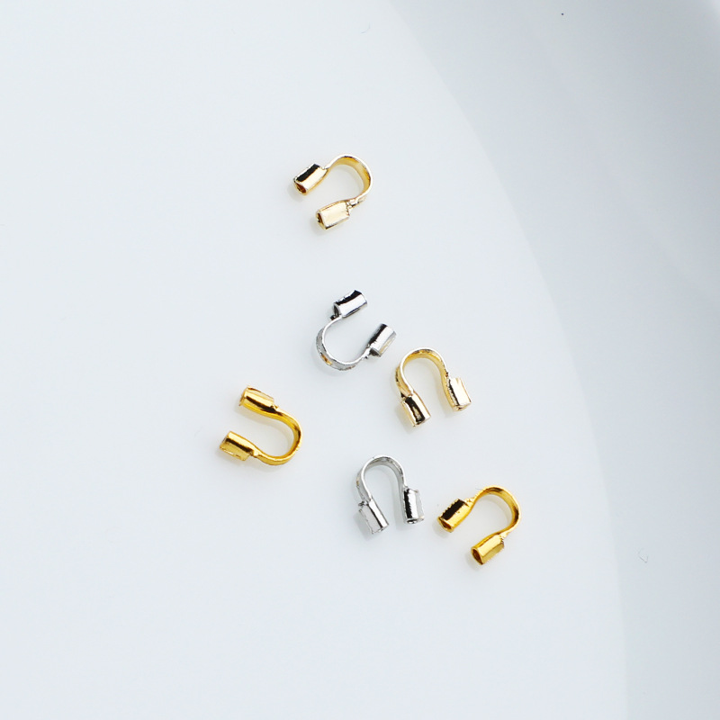 Gold Plated Copper U Shape Wire Protectors Wire Guard Guardian 50PCS Multiple Color