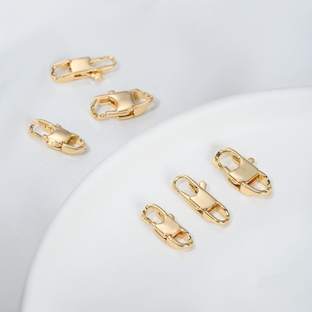 Stainless Titanium Steel Lobster Buckle for Jewelry DIY Multiple Size