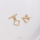 #3 Four-leaf clover 14k gold 9mm