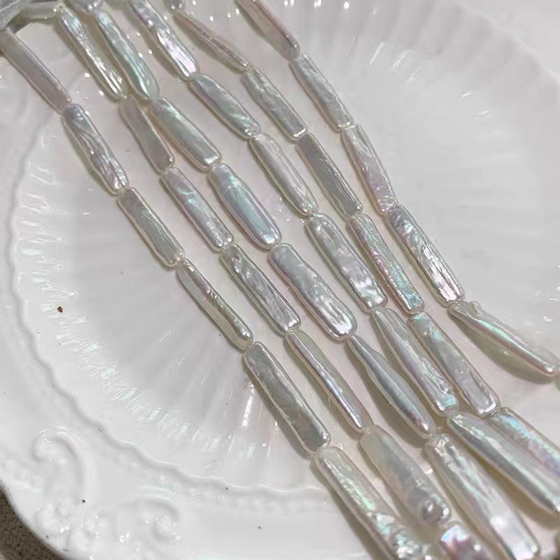 Baroque Bar-shaped Pearl Cross Hole