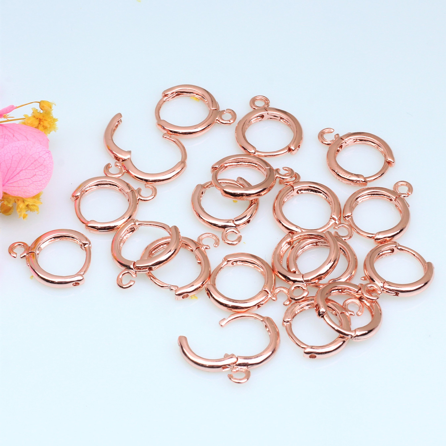 Korean Style Round Earrings with Open Ring Hooks Earrings Accessories