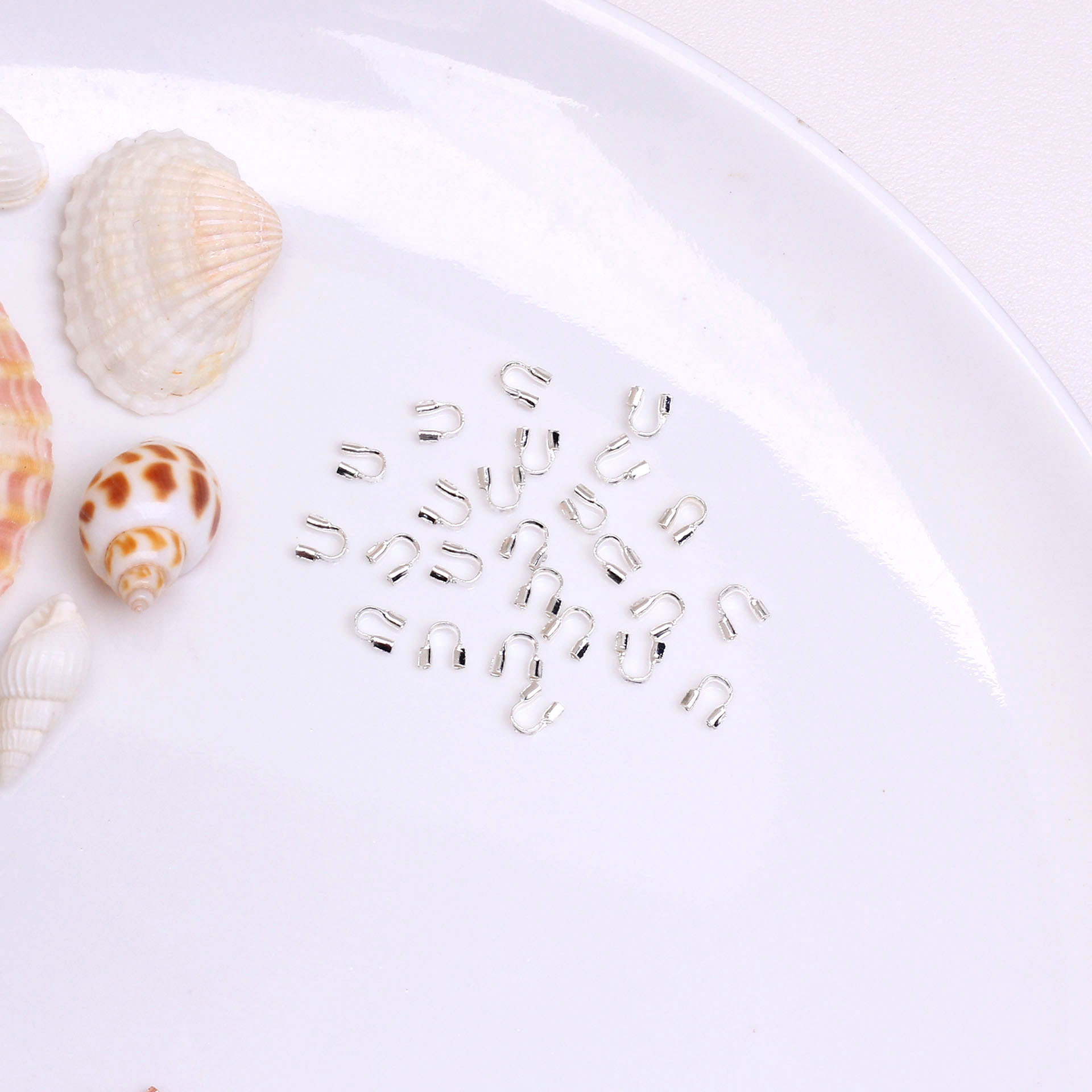 Gold Plated Copper U Shape Wire Protectors Wire Guard Guardian 50PCS M