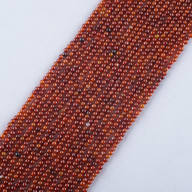 Colored Zircon Round Beads Strand 2mm 3mm