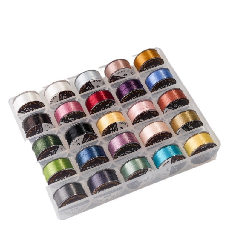 Japan 330dtex 0.225mm 50yds Inelastic Nylon Beading Thread