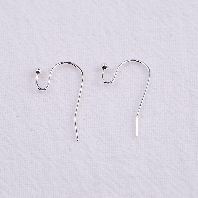 S-Shaped with Ball Earrings Hook 10 pairs Earrings Making Accessory