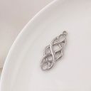 #14 knot 49*16mm platinum