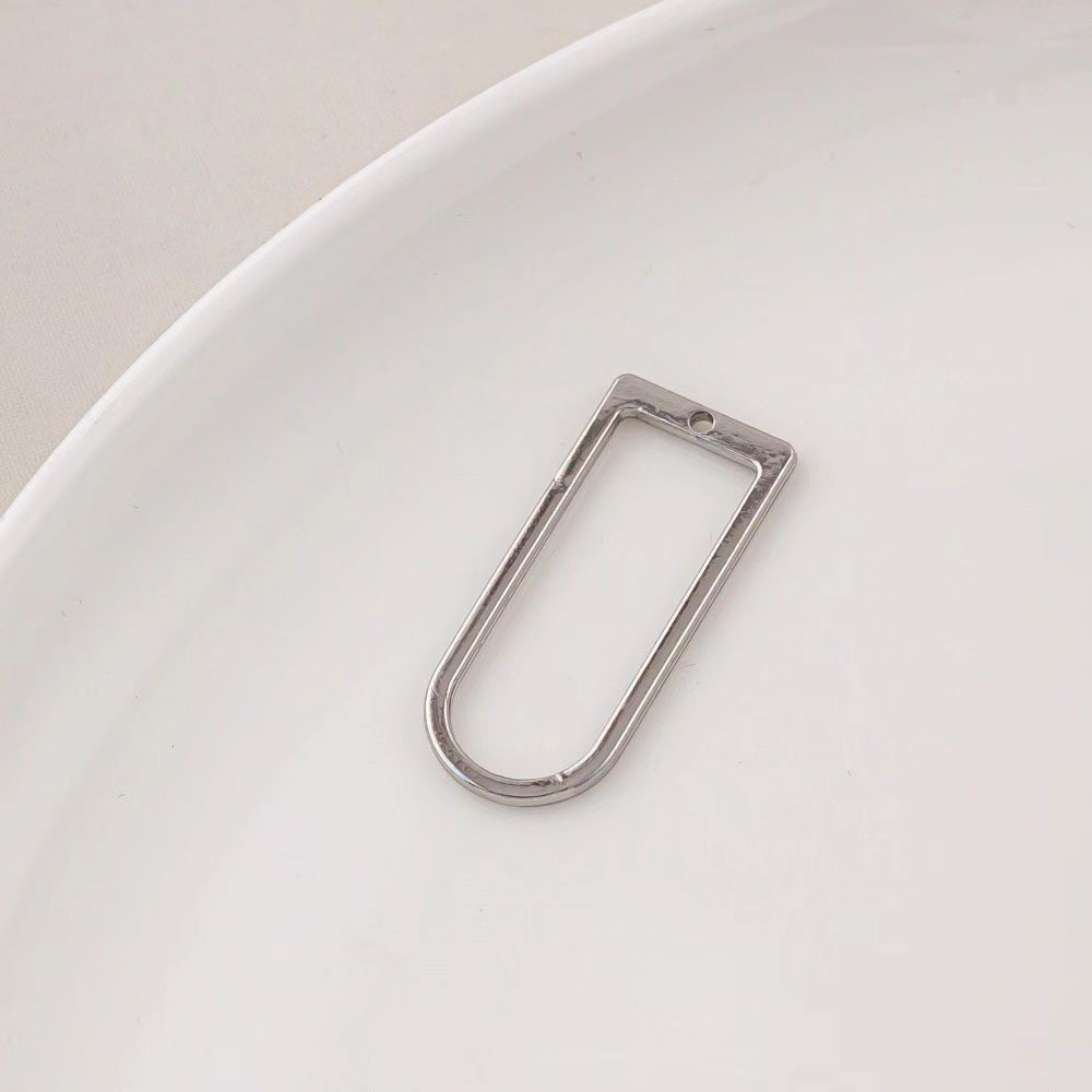 14k Gold Plated Brass Geometric Frame for Jewelry DIY 1 Piece