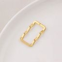 #20 rectangle 30*16mm gold