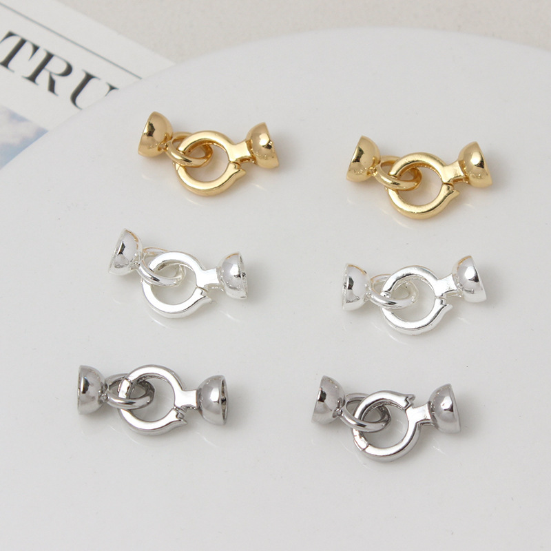 11mm Round Shaped All-purpose Buckle Jewelry Accessory 1 Piece