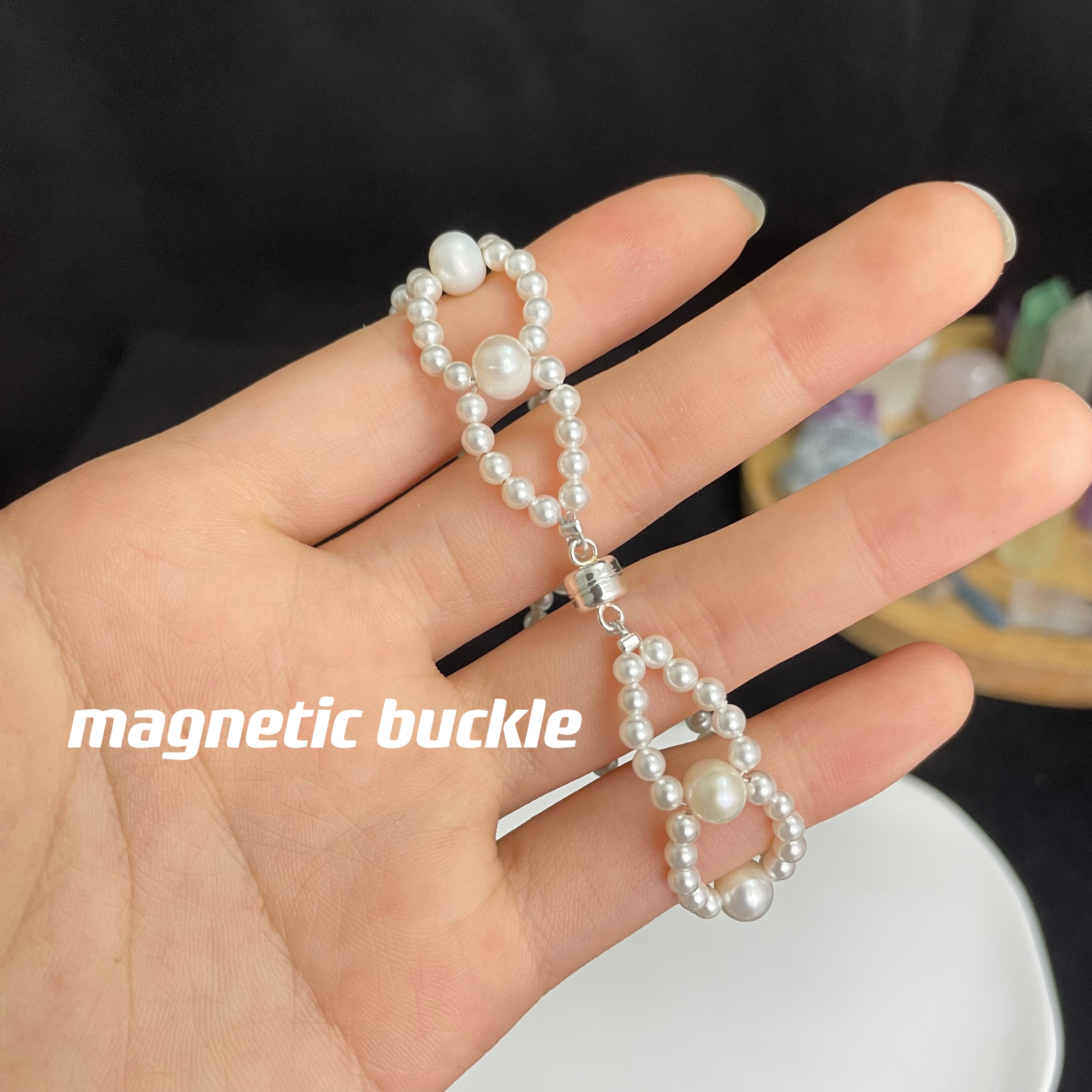 Elegant Woven Pearls Bracelet