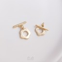 #4 Plum blossom 14k gold 10mm