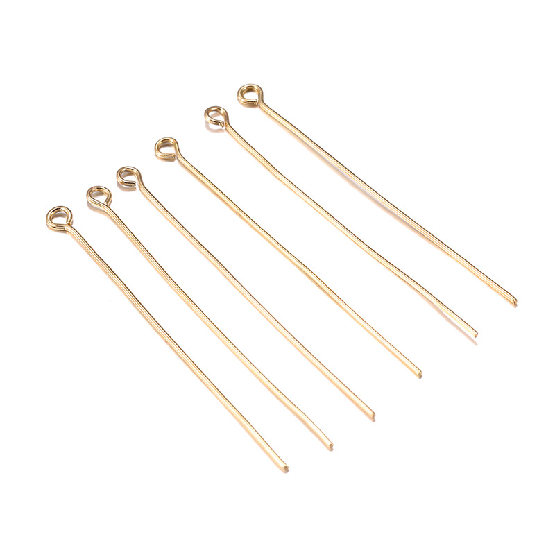 Iron Eye Pin For jewelry Making 200pcs