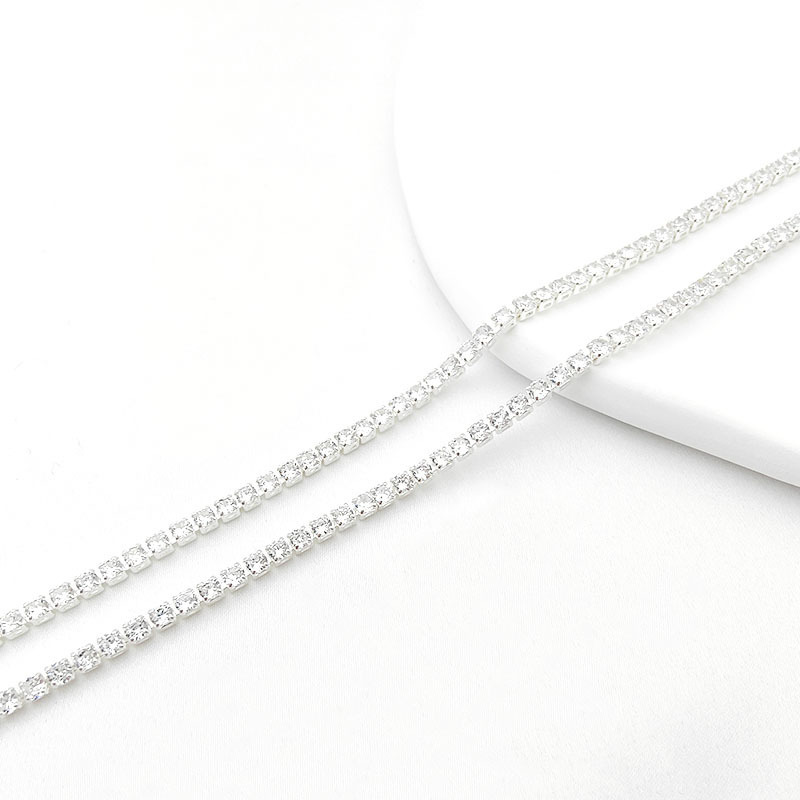 Austria Zircon Square Beads Strand