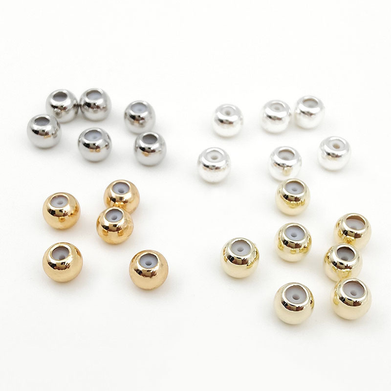 Stopper Beads Silicone Slider Beads 3mm 4mm 5mm