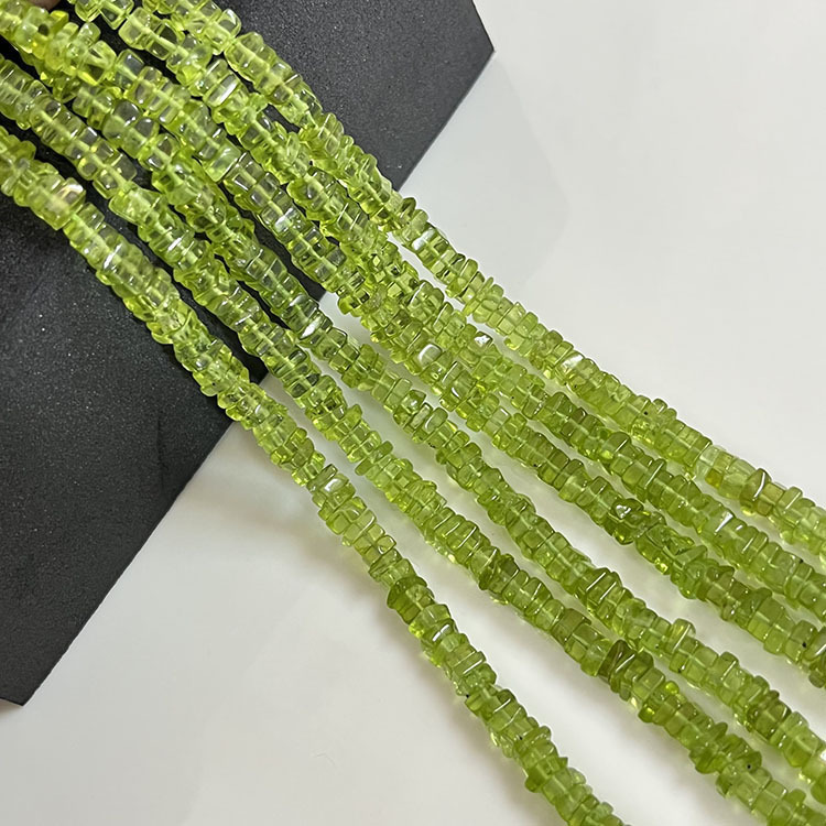Gemstone Irregular Flat Sheet spacer beads strand 4*4*2mm