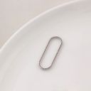 #21 ellipse 31*11mm platinum