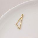 #26 triangle 28*9mm gold