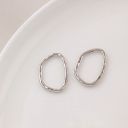 #29 irregular oval 24*16mm platinum