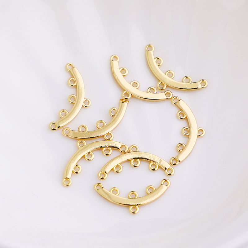 Cross Bar with Hanging Rings Jewelry Making Accessory-likayjewel