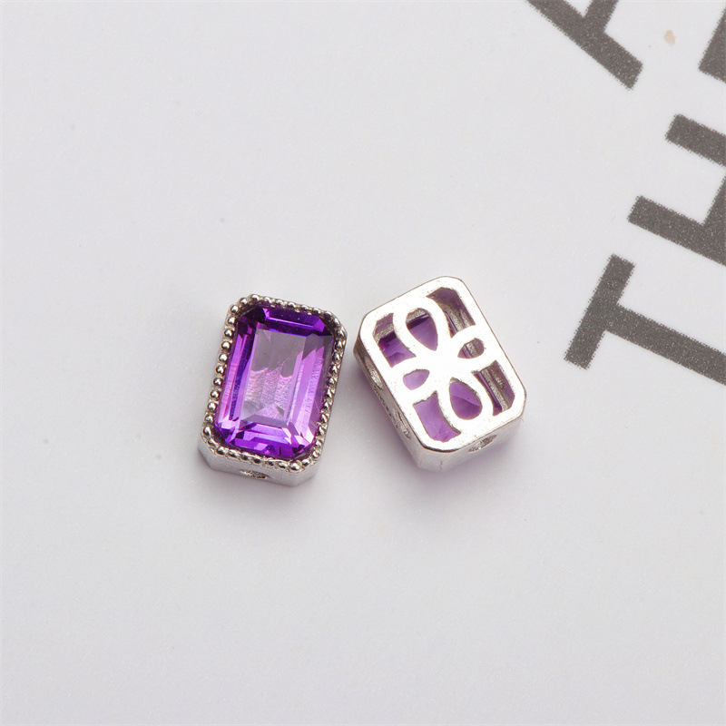  925 Silver Crustification Amethyst Accessory