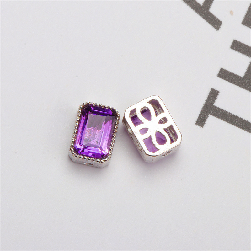  925 Silver Crustification Amethyst Accessory