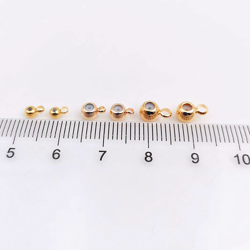 Stopper Beads Silicone Slider Beads 3mm 4mm 5mm