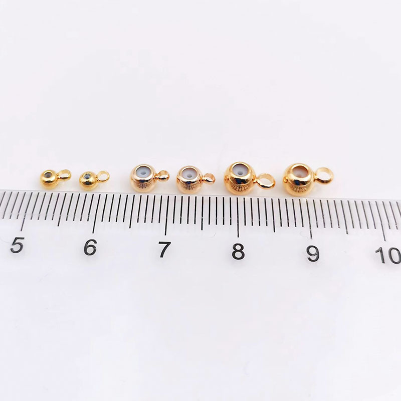 Stopper Beads Silicone Slider Beads 3mm 4mm 5mm