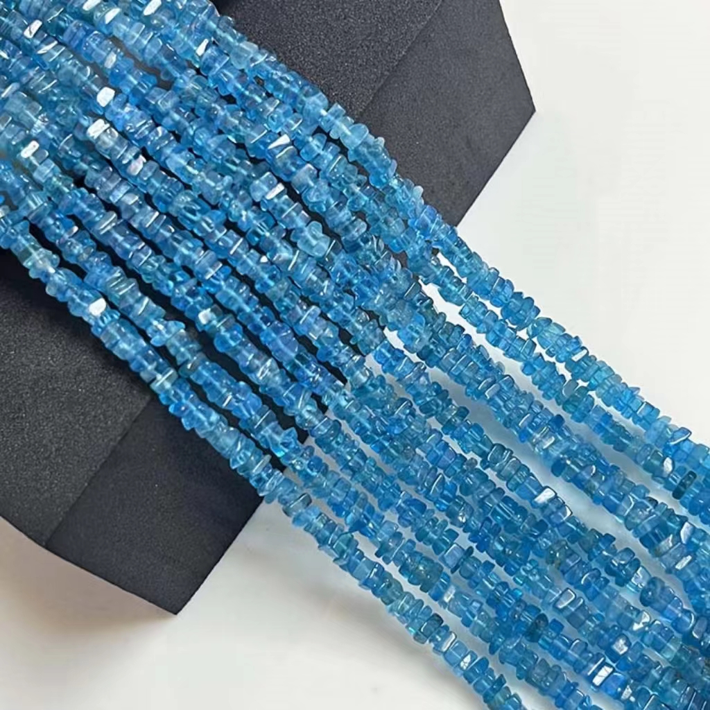 Gemstone Irregular Flat Sheet spacer beads strand 4*4*2mm